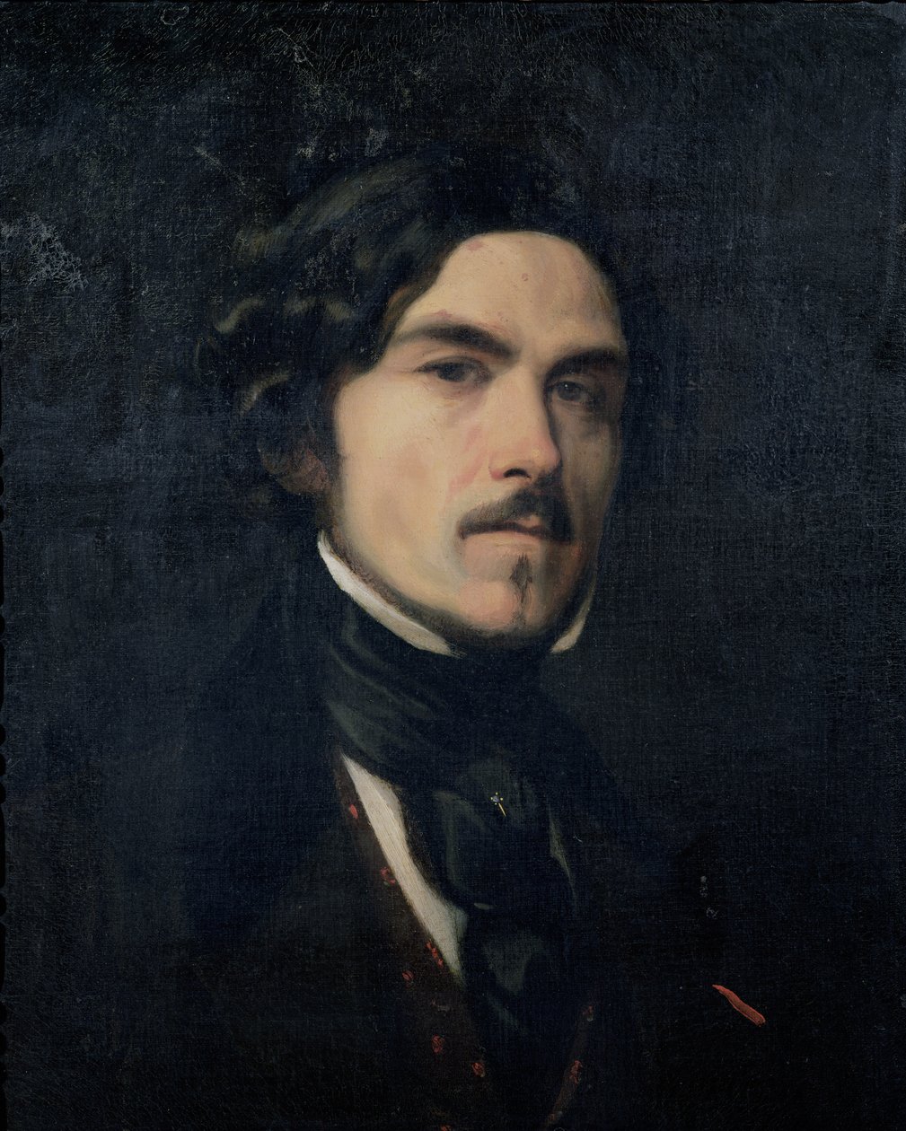 Eugene Delacroix (1798-1863) 1840 swed av Charles Emile Callande de Champmartin