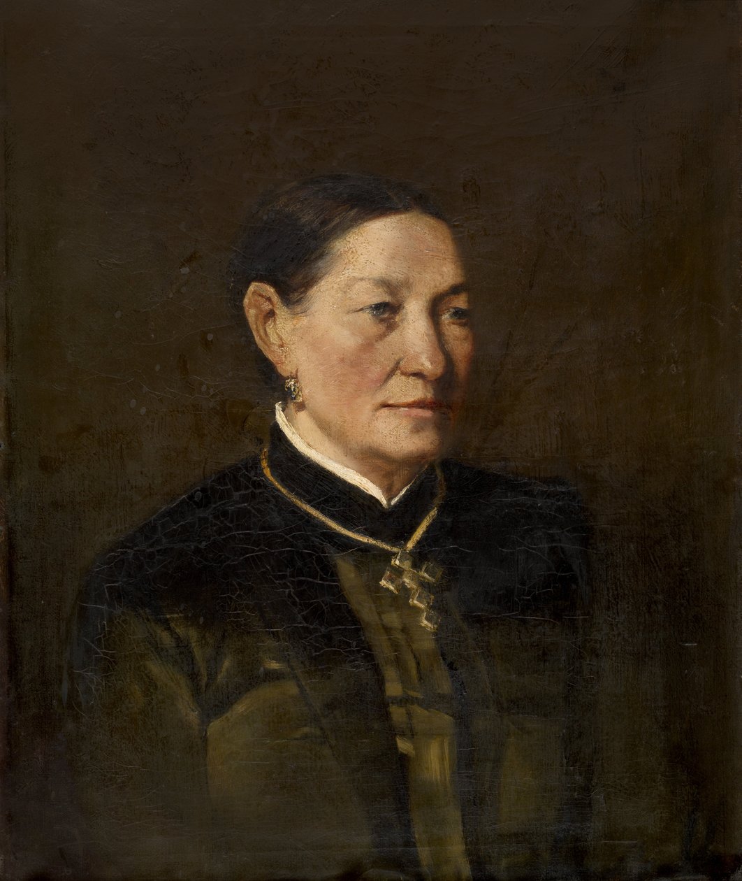 Mevrouw Meyer, moeder van mevrouw Van Soom av Charles Felu