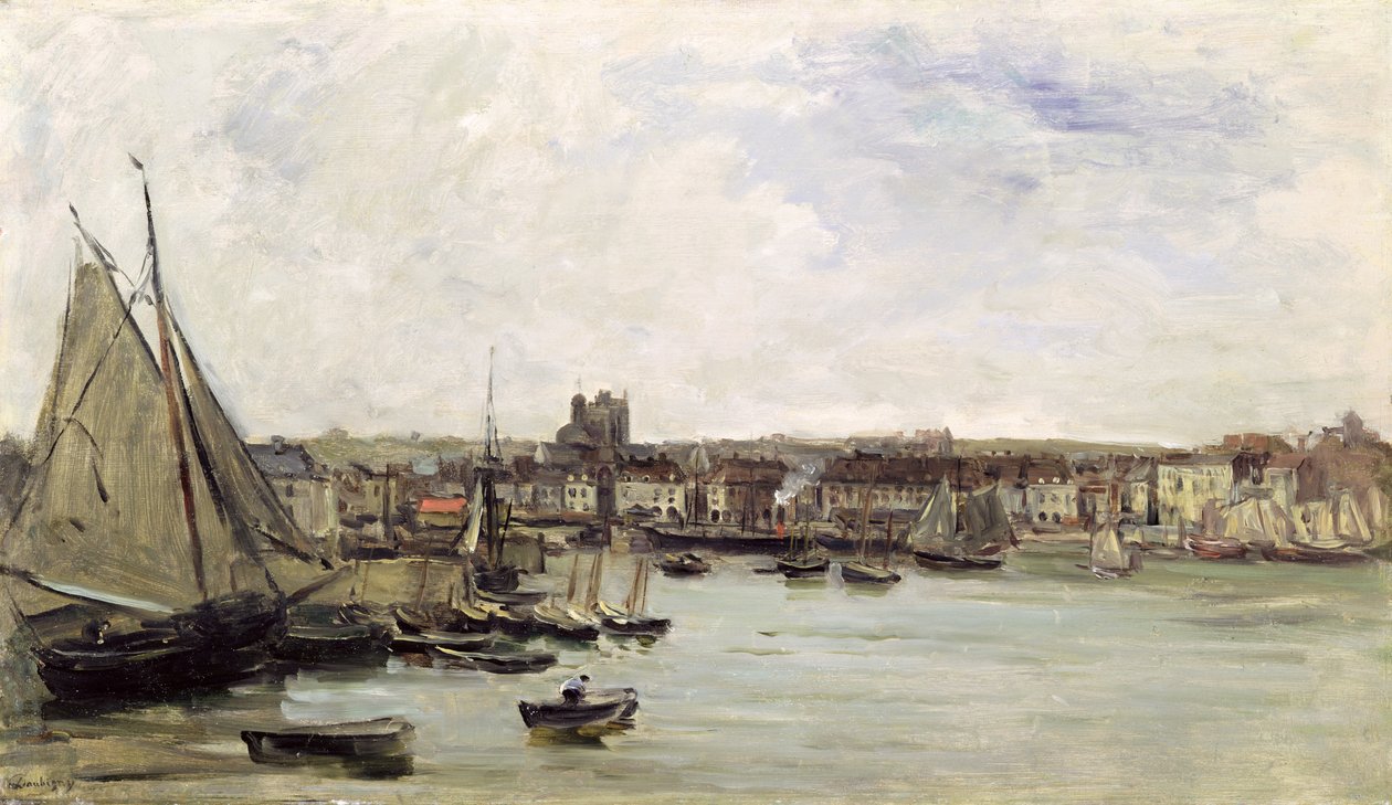 Dieppe, 1875 av Charles Francois Daubigny