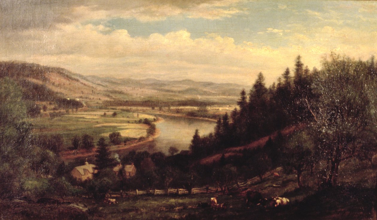 Vermont Scen av Charles Franklin Pierce