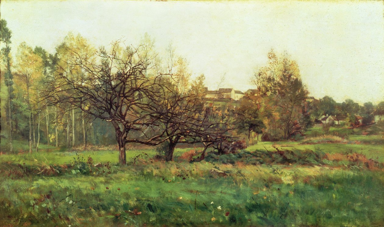 Höstlandskap av Charles Francois Daubigny