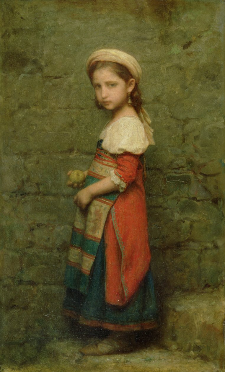 Italiensk flicka, 1863 av Charles François Jalabert