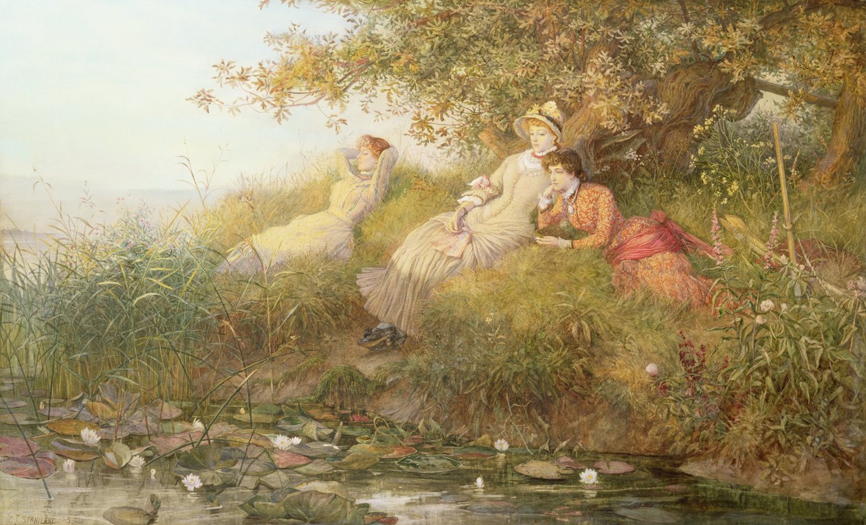 Lotusätarna, 1893 av Charles J. Staniland