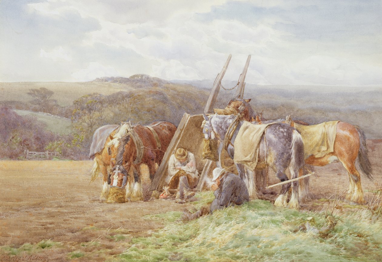 Vila i fältet av Charles James Adams