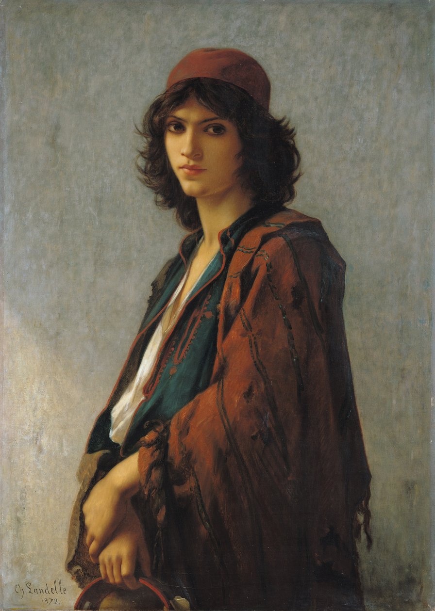 Ung böhmisk serb, 1872 av Charles Landelle
