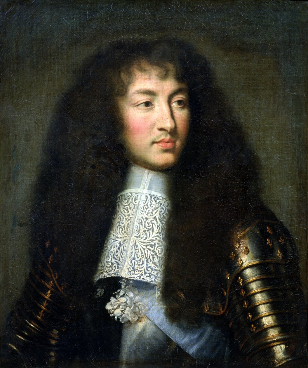Porträtt av Ludvig XIV (1638-1715) av Charles Le Brun