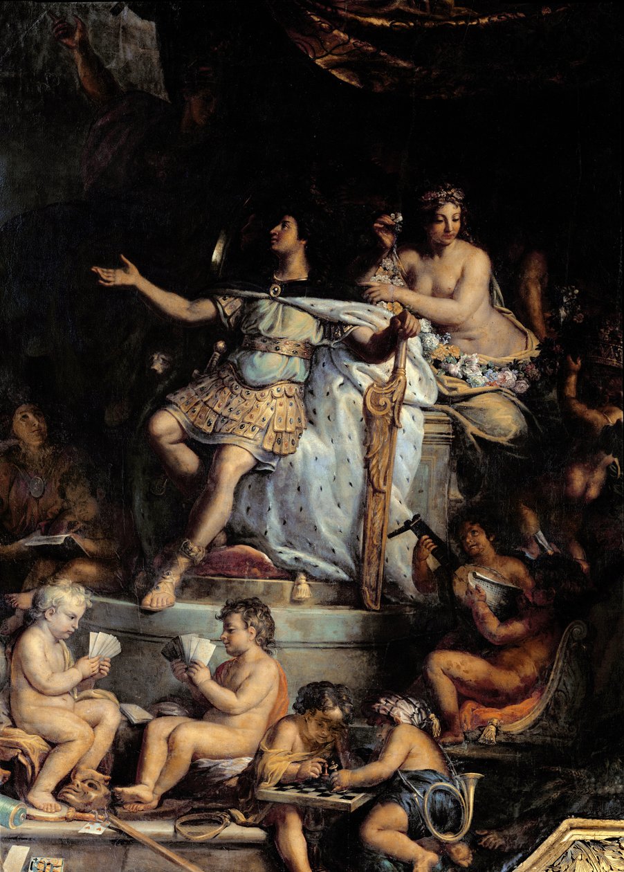 Kungen regerar, 1661 av Charles Le Brun