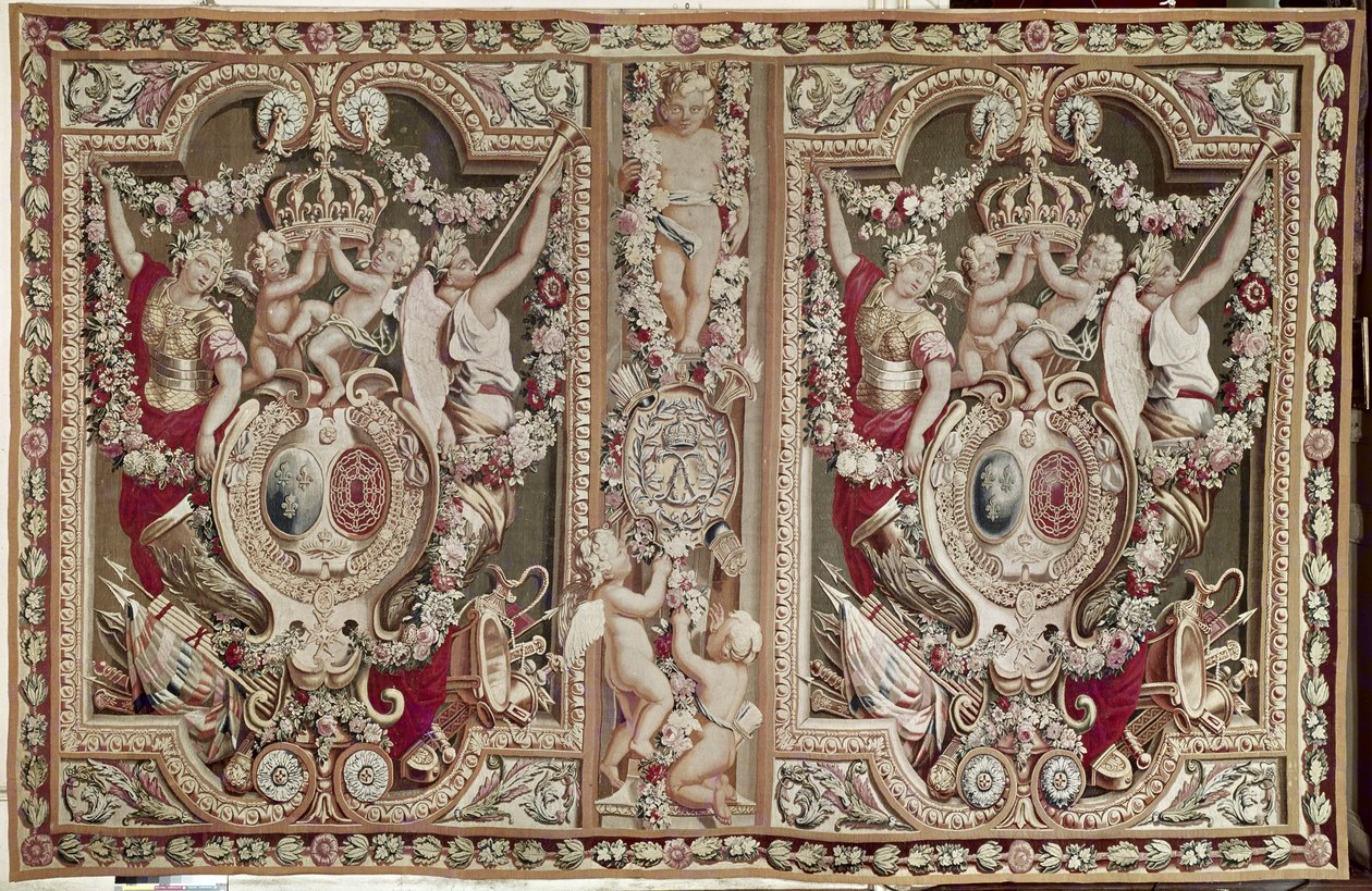 The Portiere of the Famous, Gobelins Workshop (gobeläng) av Charles Le Brun