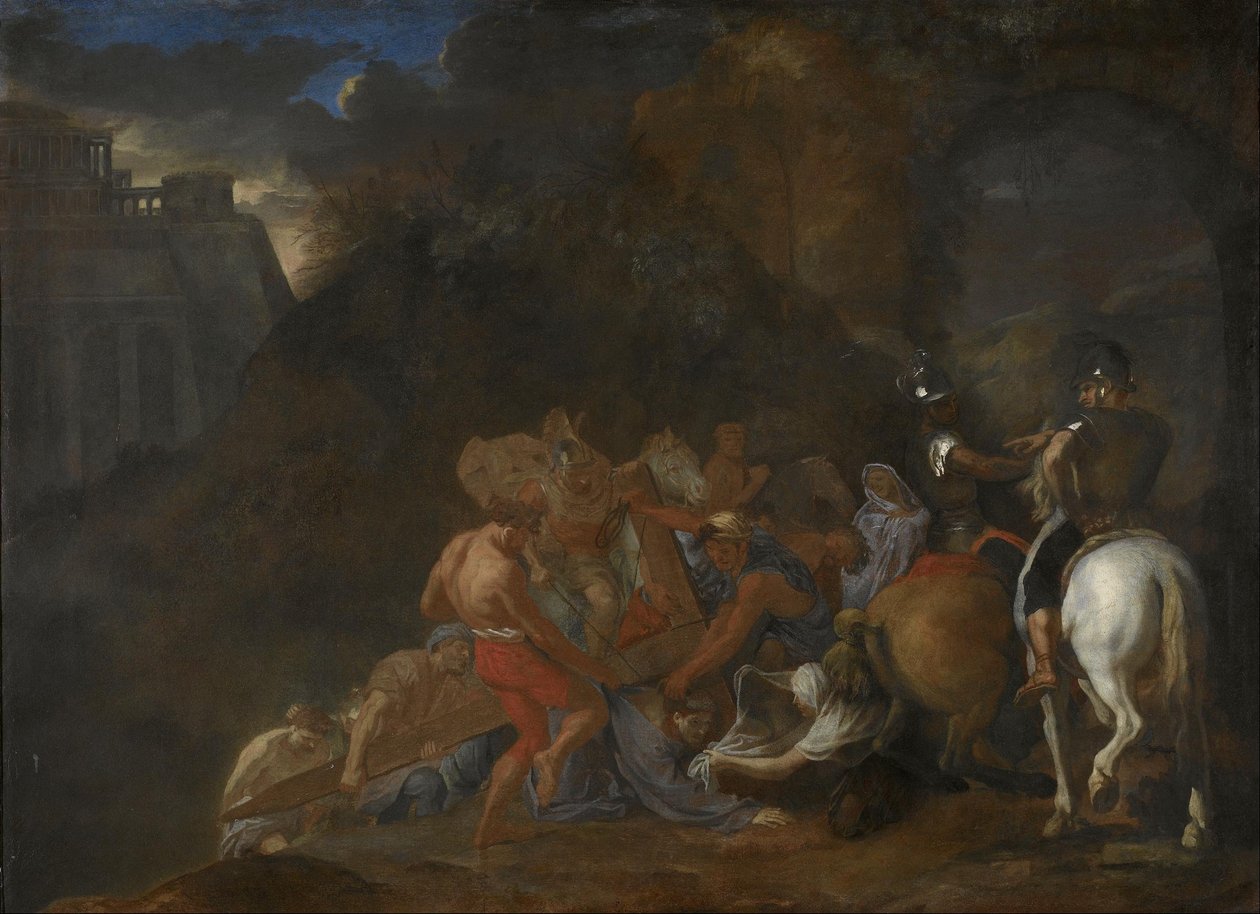 The Road to Calvary av Charles Le Brun
