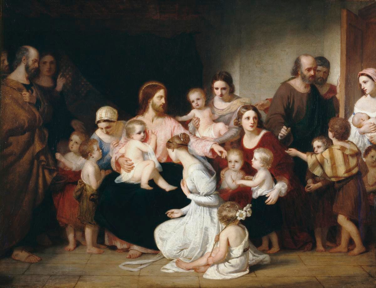 Christ Blessing Little Children av Charles Lock Eastlake