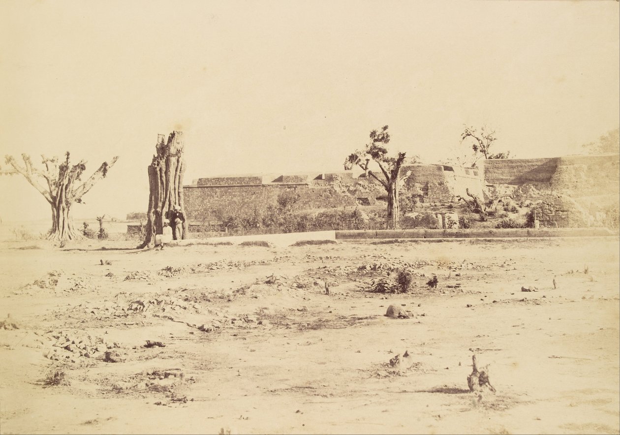 (Kargt landskap med en oidentifierad fästinna, Delhi) av Charles Moravia