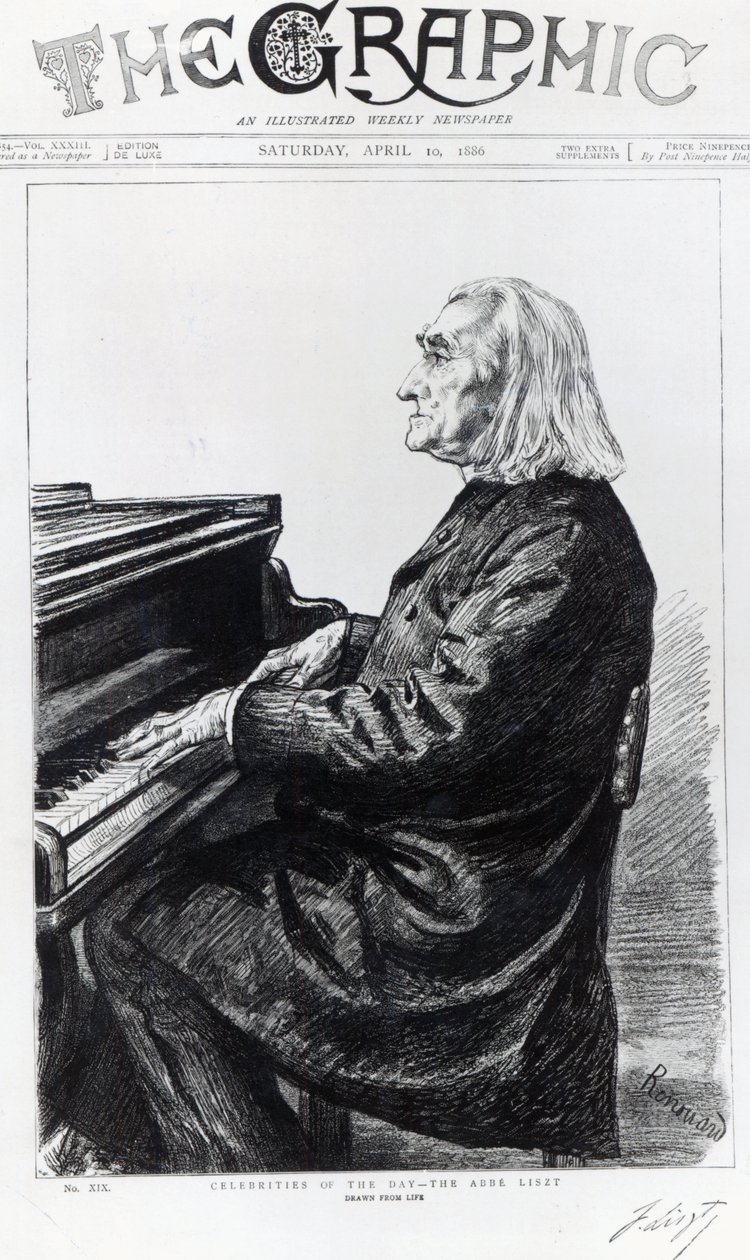 Franz Liszt, omslag till 