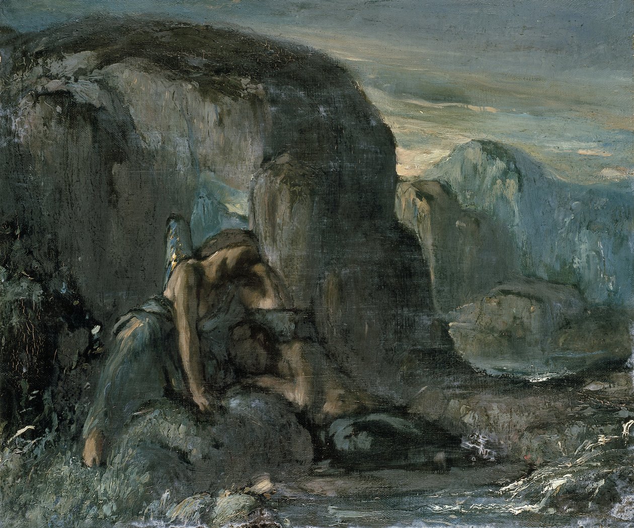 Tobias tröstas av ängeln av Charles Ricketts