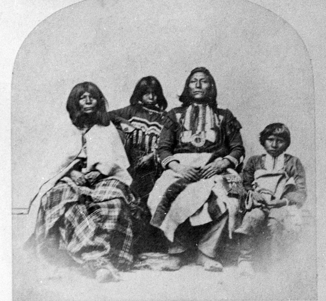 Familjen Ute, c.1870-75 av Charles Roscoe Savage