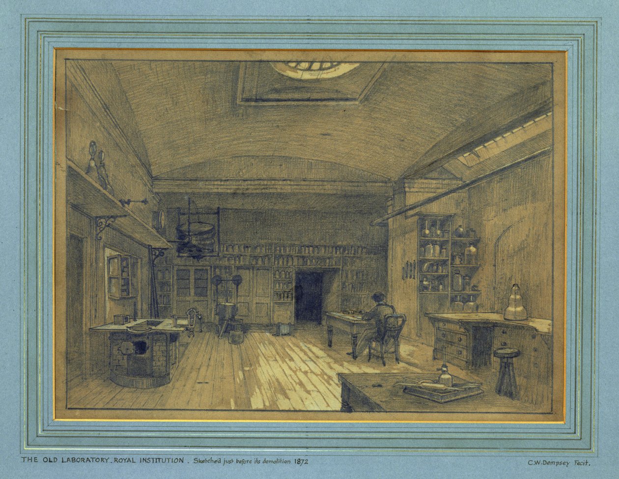Royal Institution Laboratory, 1872 av Charles W. Dempsey