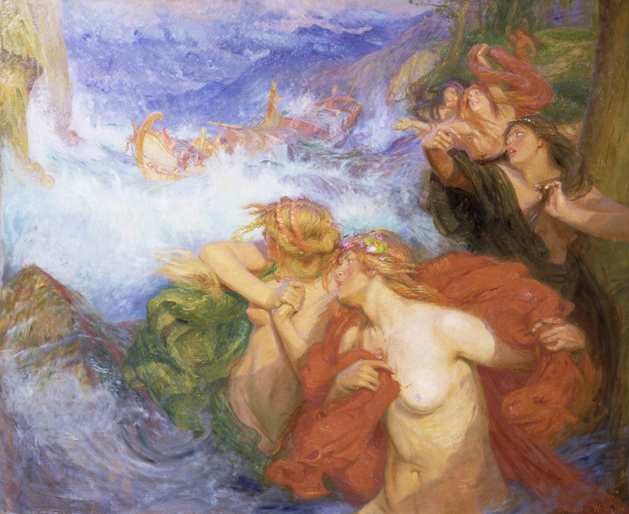 Sirenerna av Charles William Wyllie