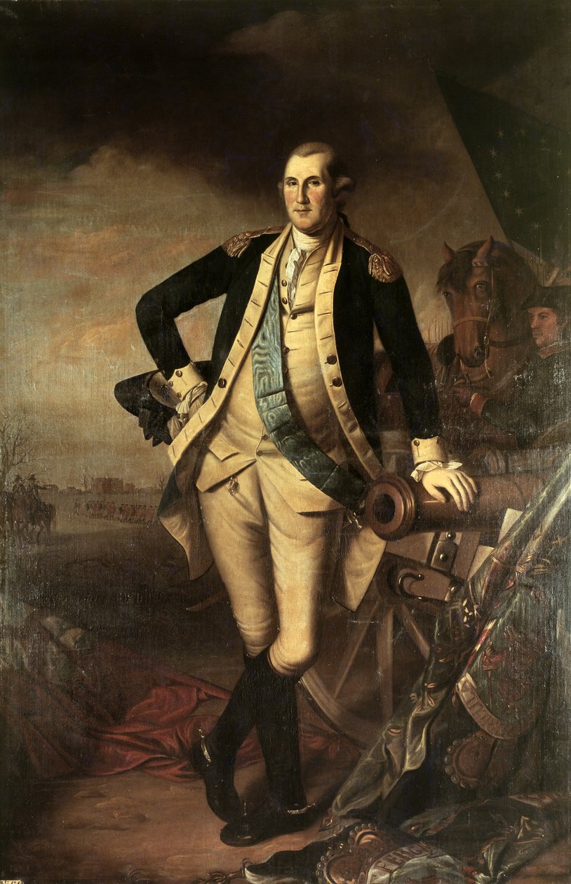 Porträtt av George Washington, 1779 av Charles Willson Peale