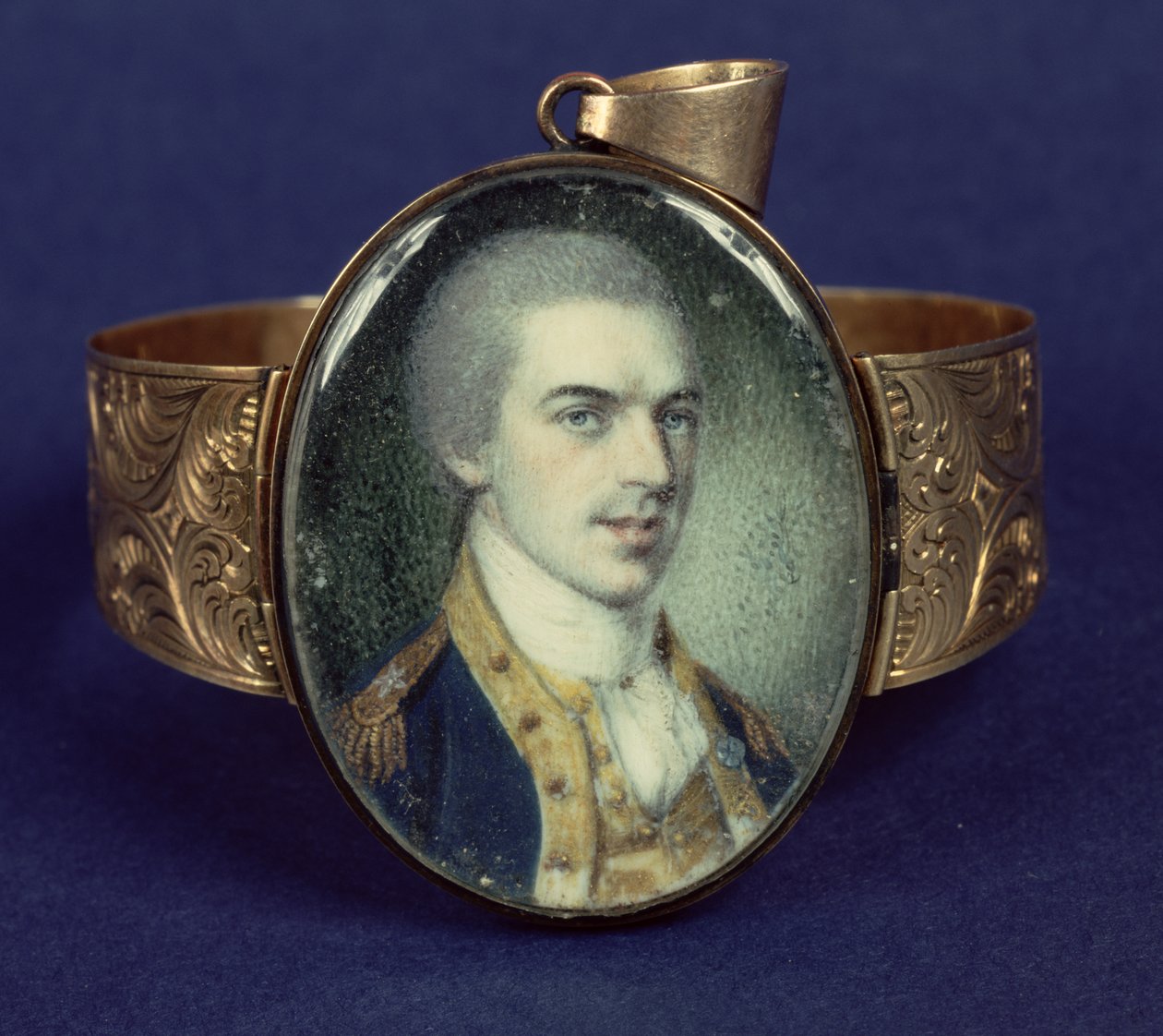 Samuel B. Webb, 1779 (wc på elfenben på armband) av Charles Willson Peale