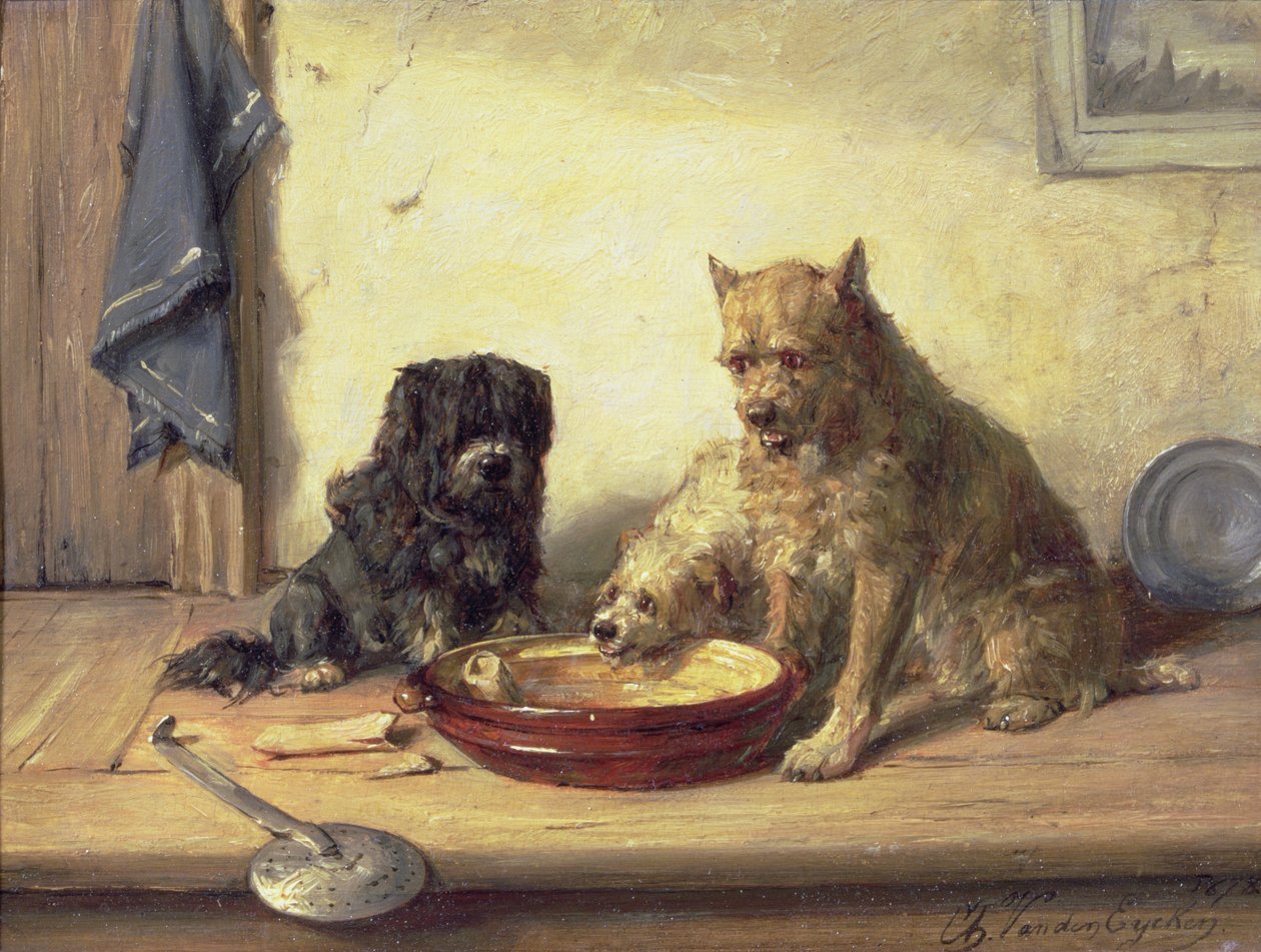 Stridens ben, 1878 av Charles van den Eycken