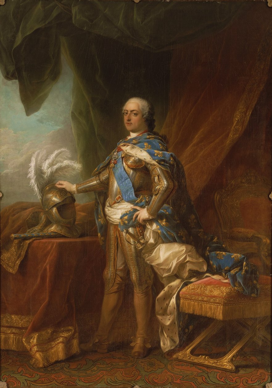 Louis XV i rustning av Charles André van Loo