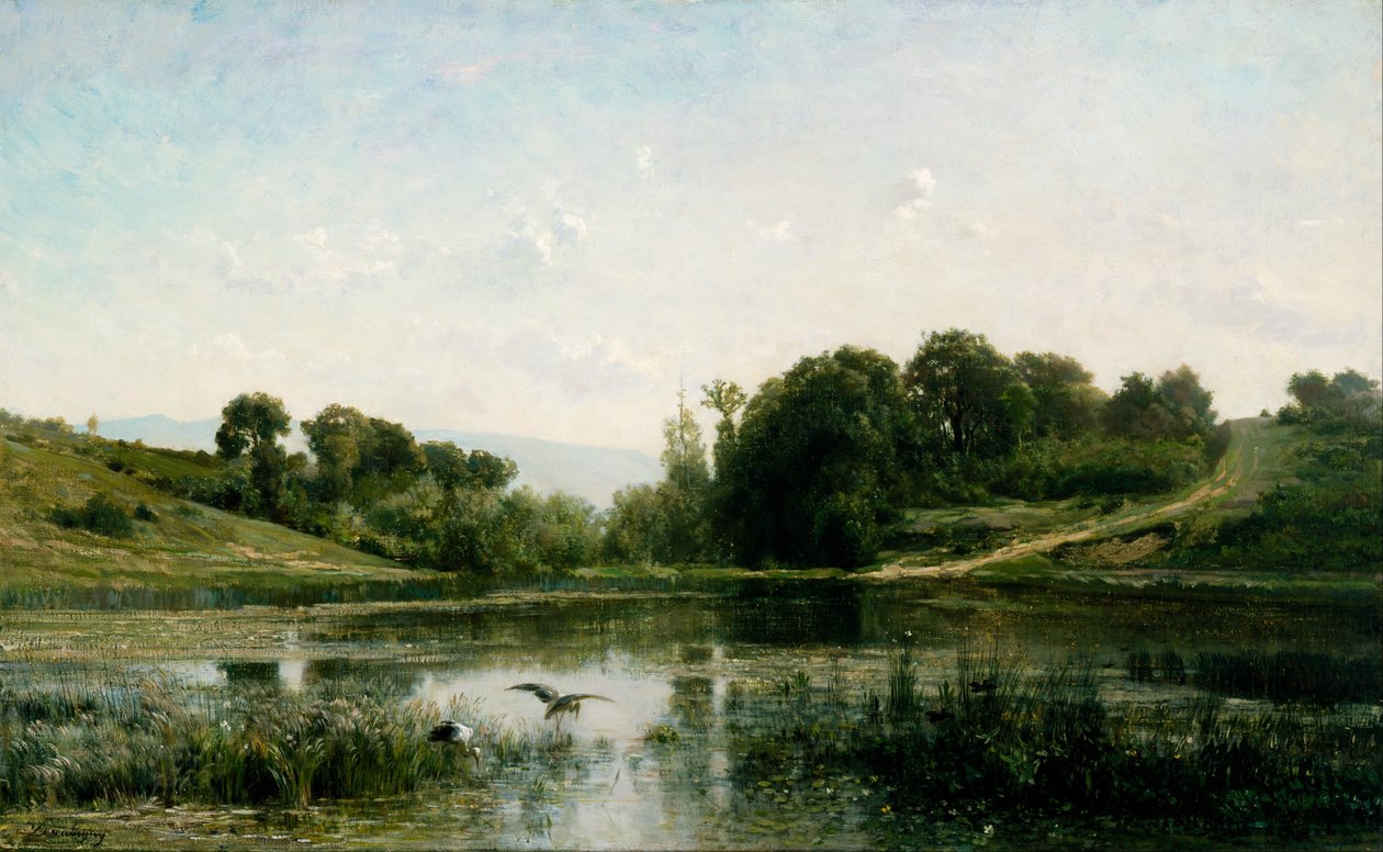 Dammarna i Gylieu av Charles Francois Daubigny