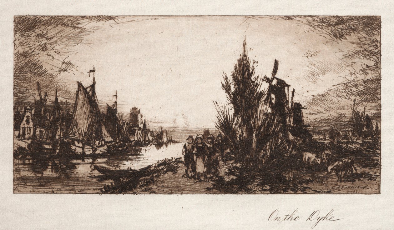 På vallen, 1885. av Charles A. Vanderhoof