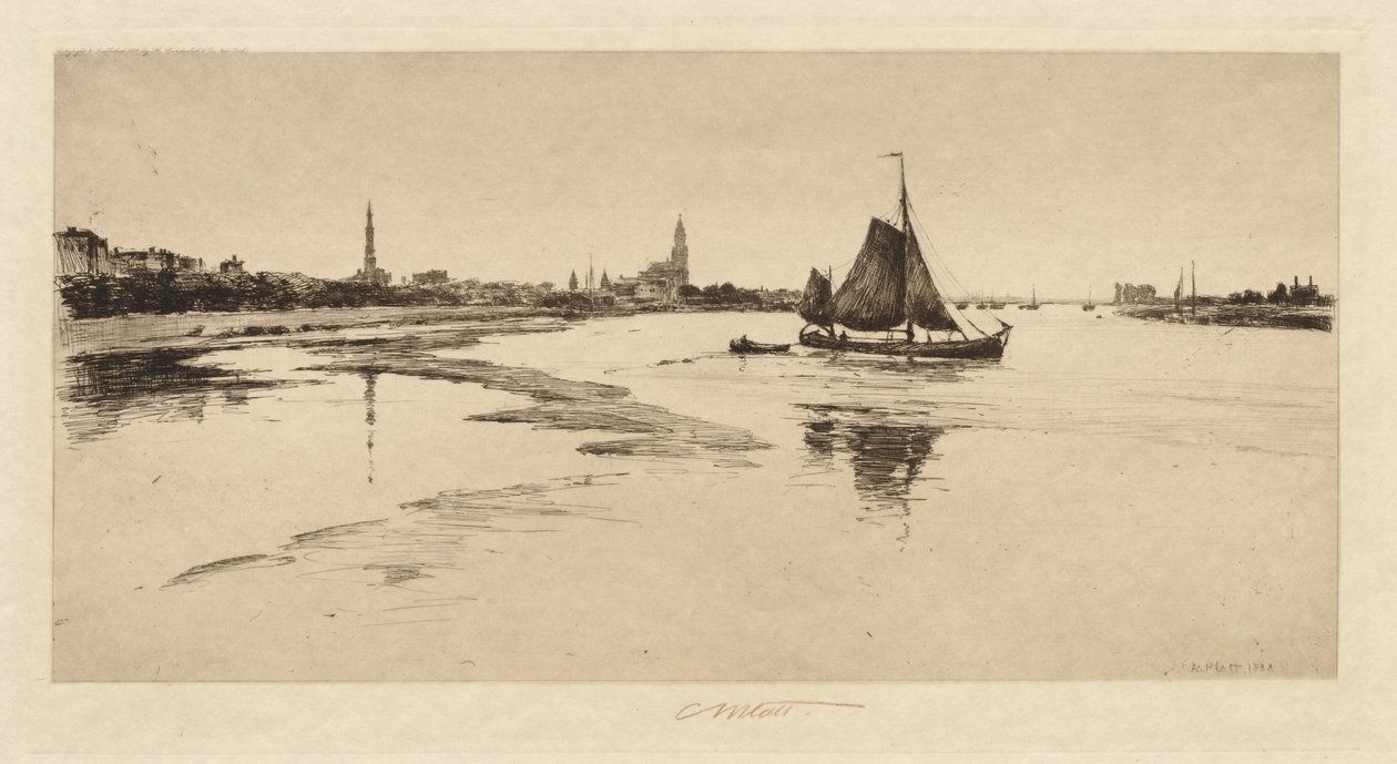 Arnheim vid Rhen, 1888. av Charles Adams Platt