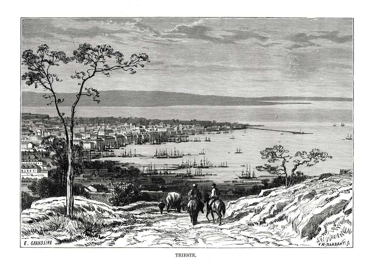 Trieste, Italien, 1879 av Charles Barbant