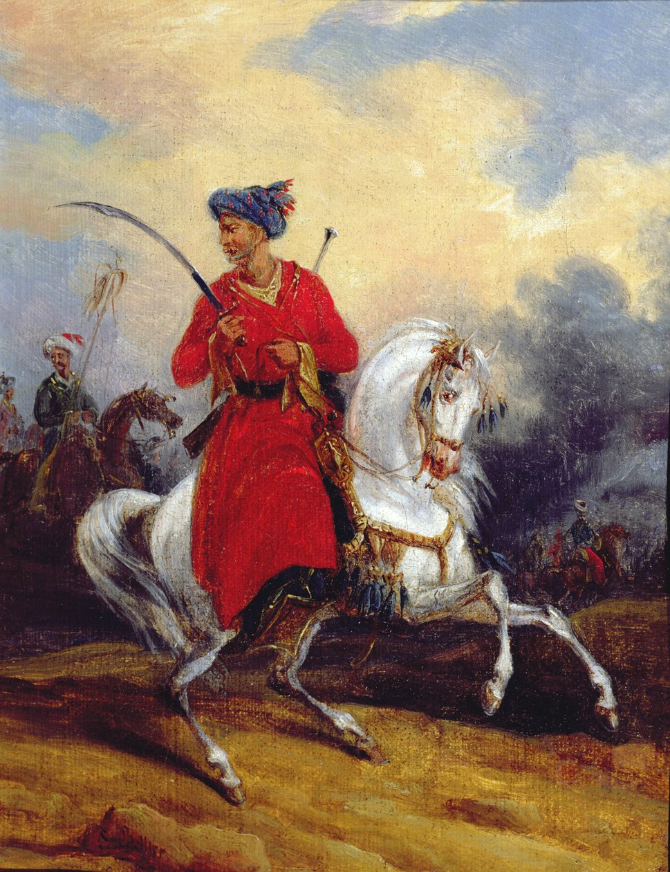 En ottoman till häst av Charles Bellier