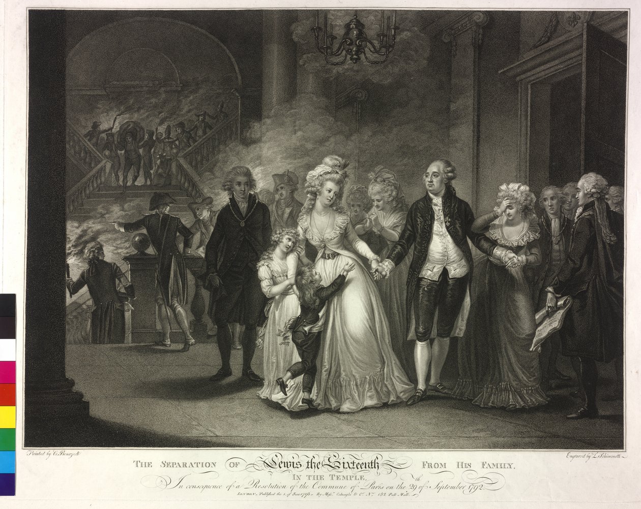 Avvecklingen Lewis XVI av Charles Benazech