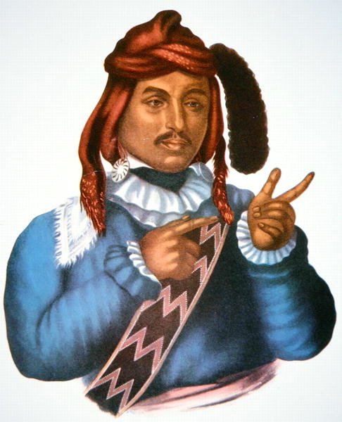 Hövding Itcho Tustenneggee av Charles Bird King
