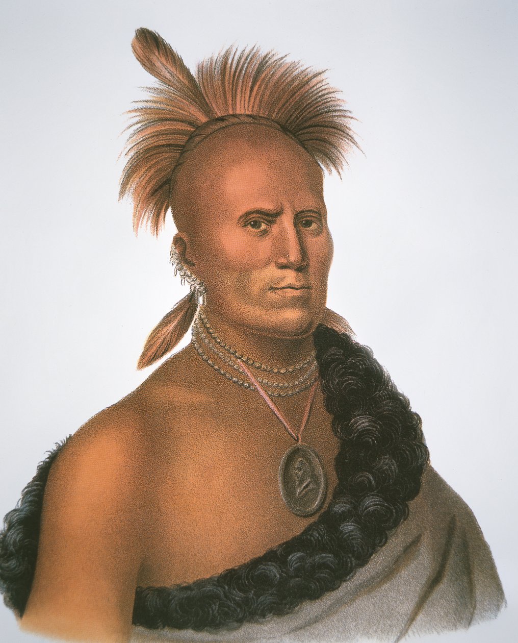 Chief Sharitarish av Charles Bird King