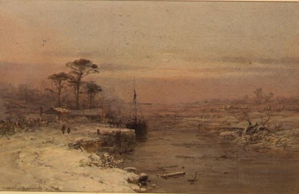 Vintereftermiddag, Warwick av Charles Branwhite