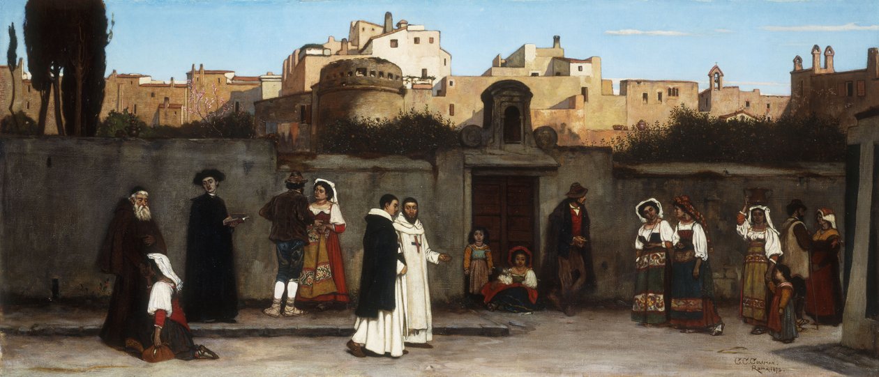 Romersk gatubild, 1872 av Charles Caryl Coleman