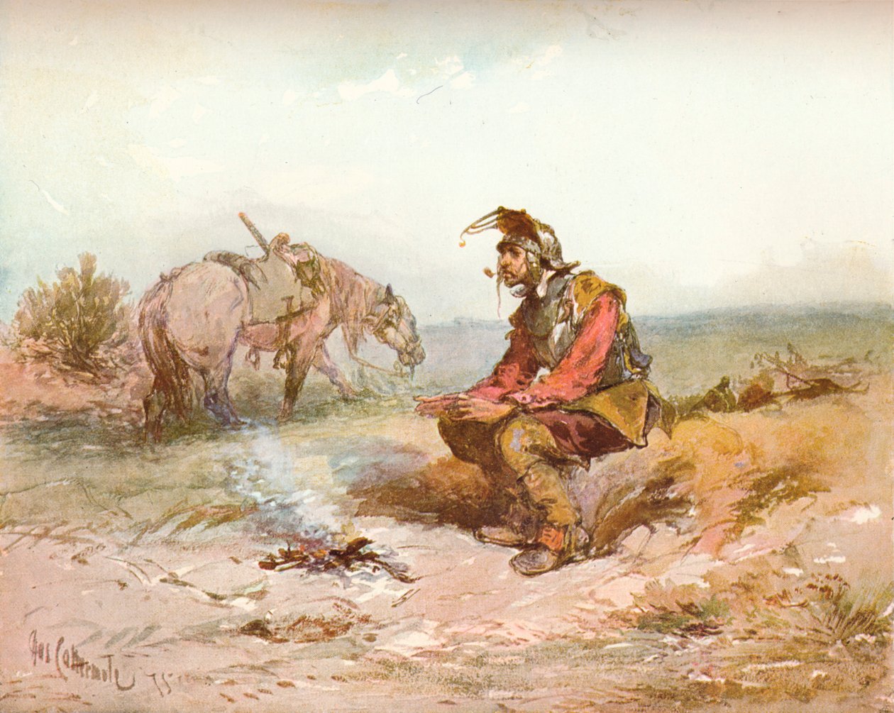 Langham Sketch: The Bivouac, c1885 av Charles Cattermole