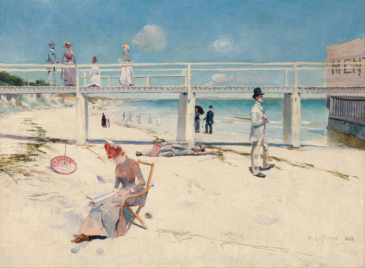 En semester på Mentone av Charles Edward Conder