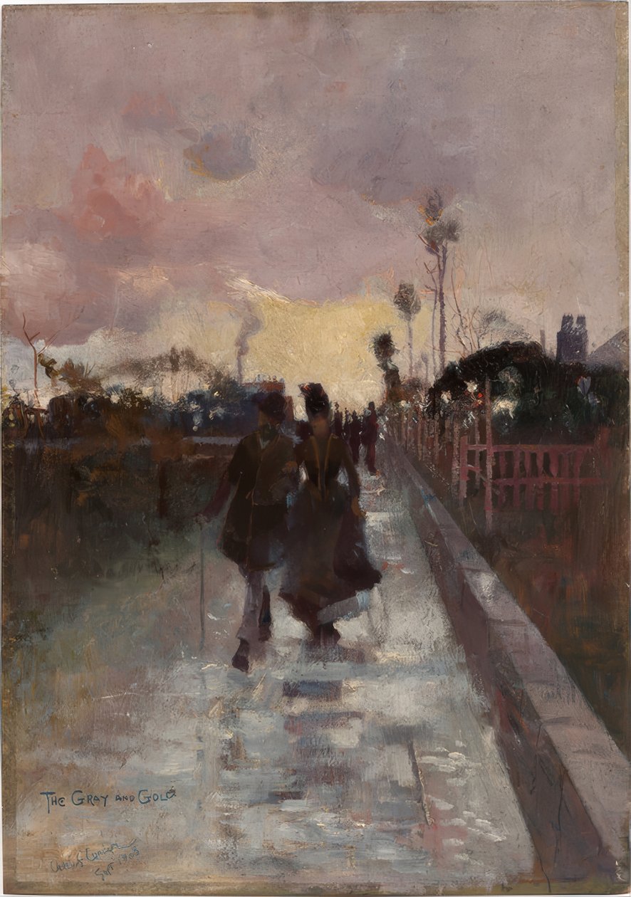 På väg hem (The Grey and Gold) av Charles Edward Conder