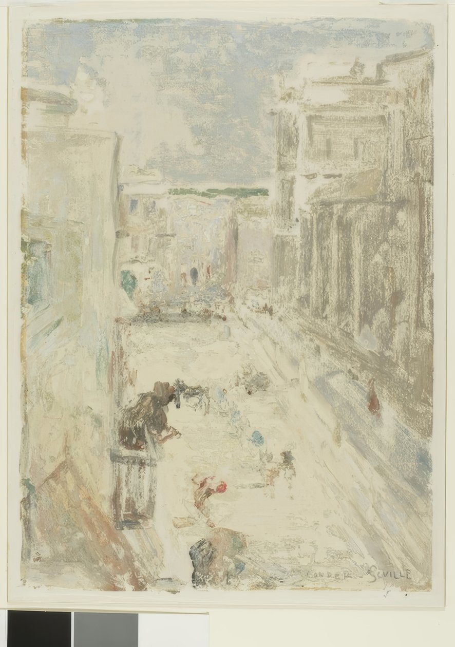 Gata i Sevilla av Charles Edward Conder