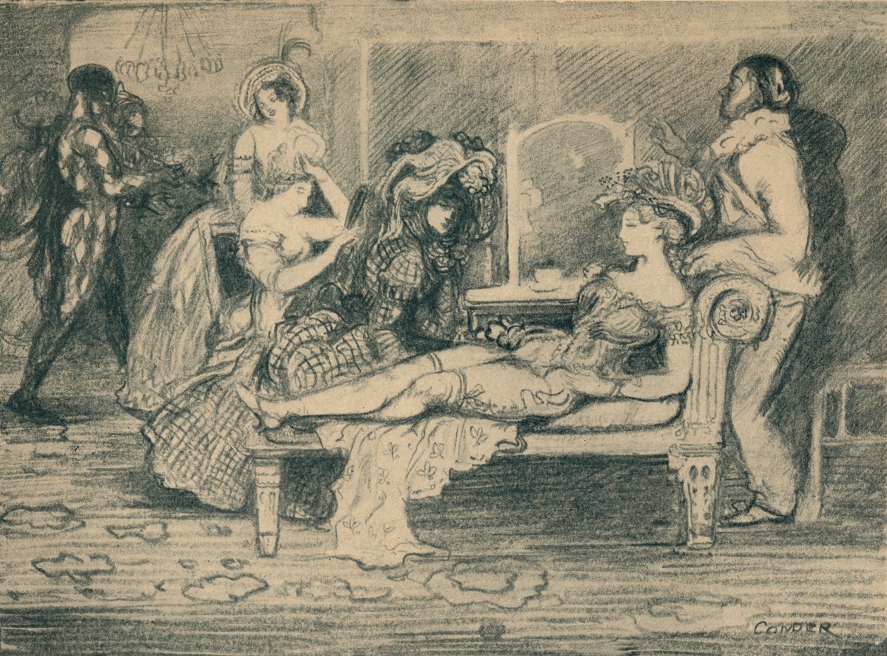 The Green Room, c1904, 1935. av Charles Edward Conder