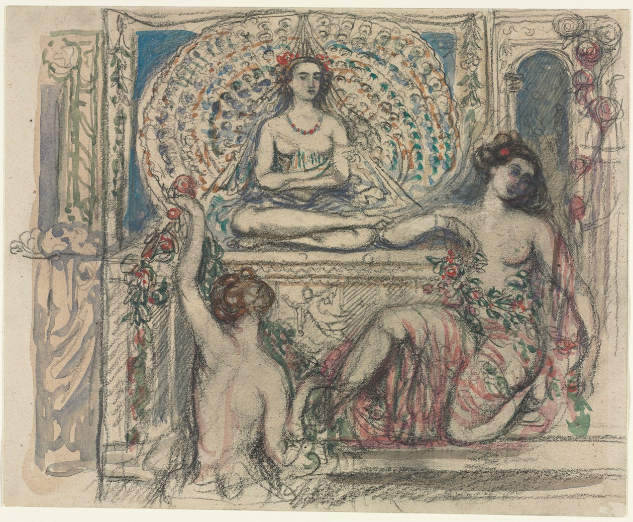 Påfågelns tron av Charles Edward Conder