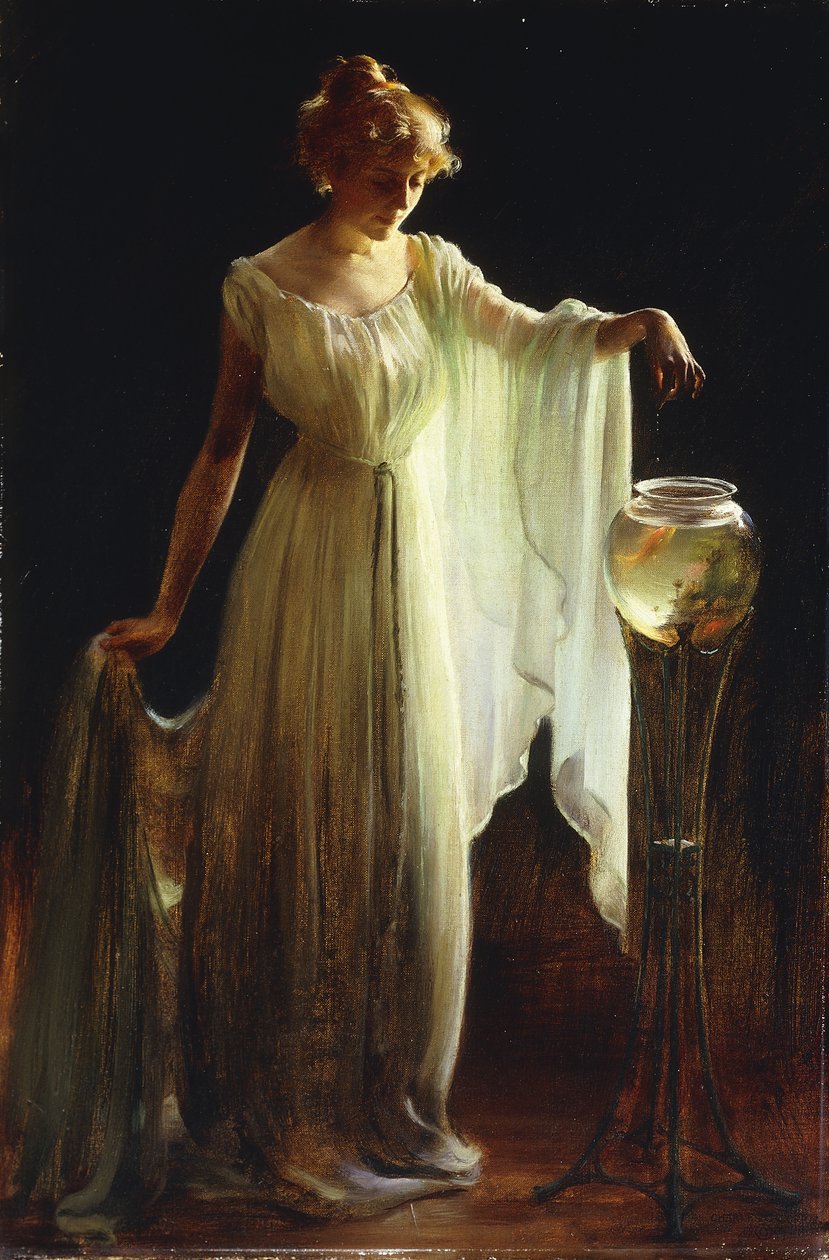Guldfisken av Charles Courtney Curran
