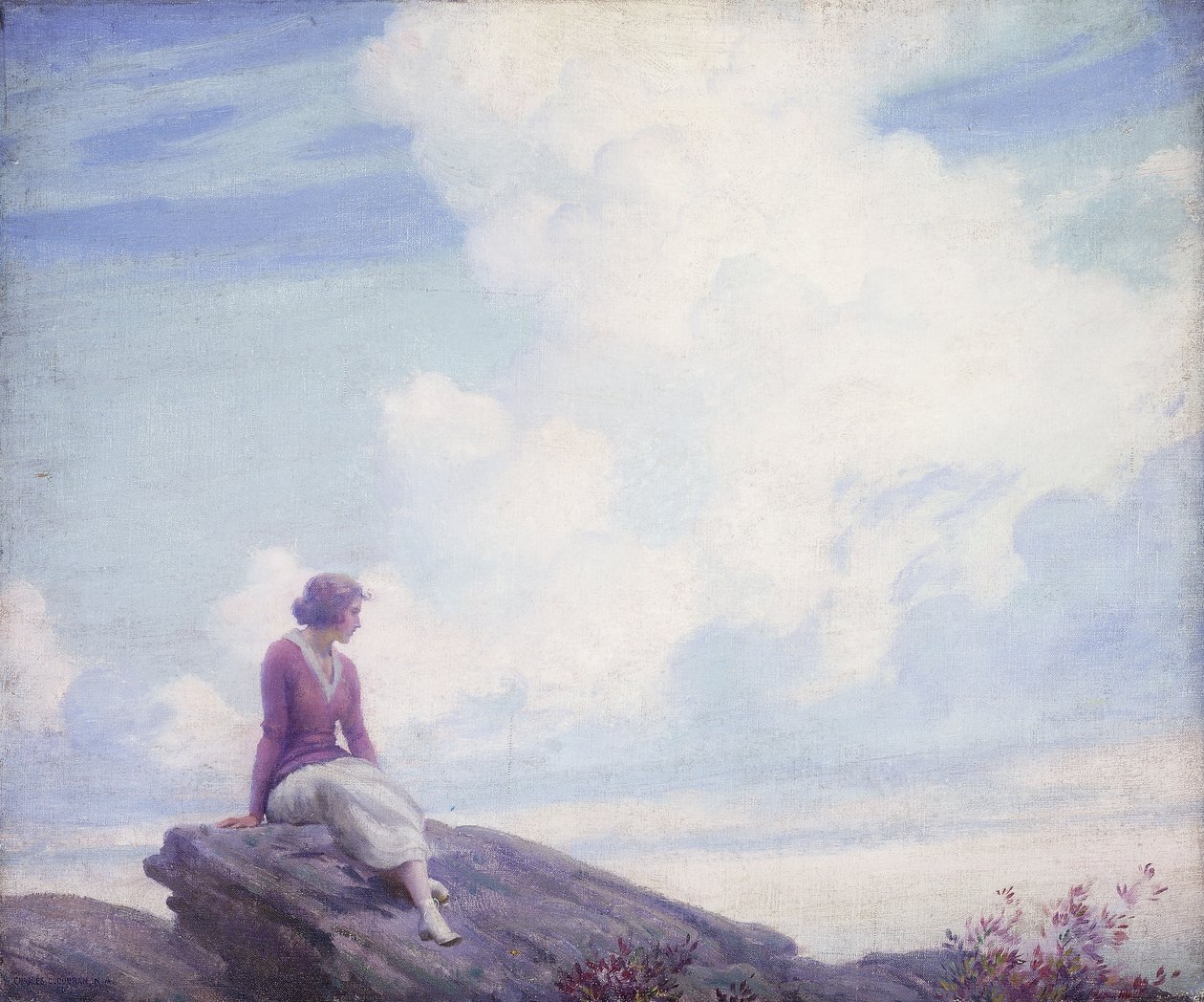 Det rosa molnet av Charles Courtney Curran