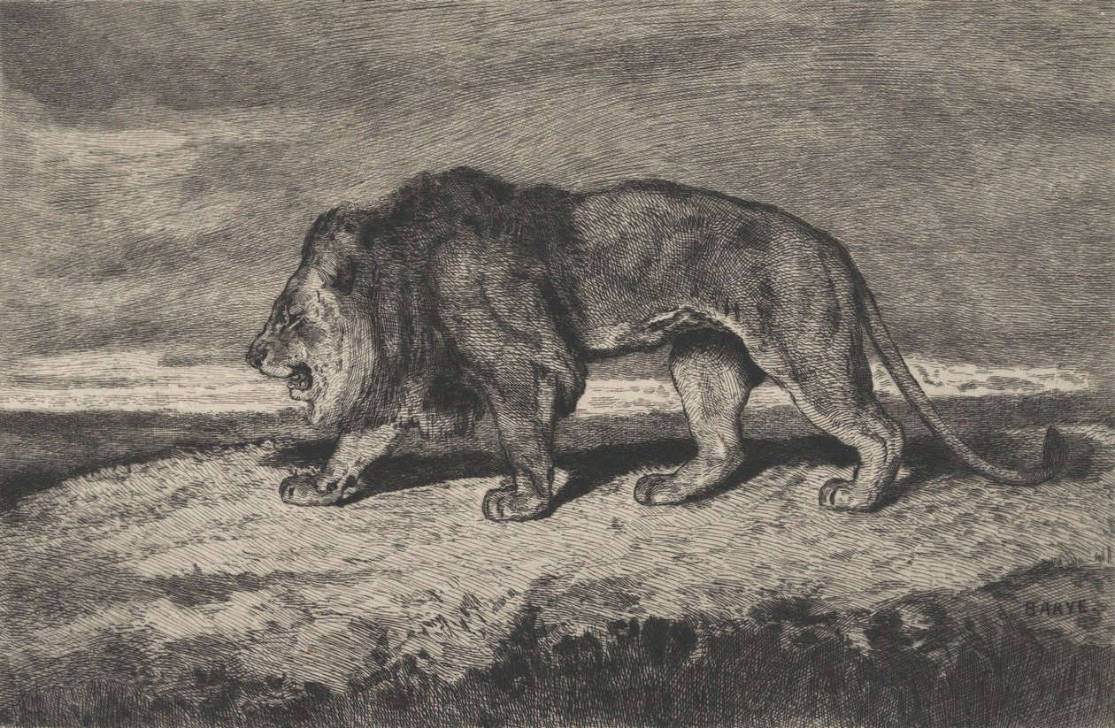 Lejonvandring, 1866-1897. av Charles Courtry