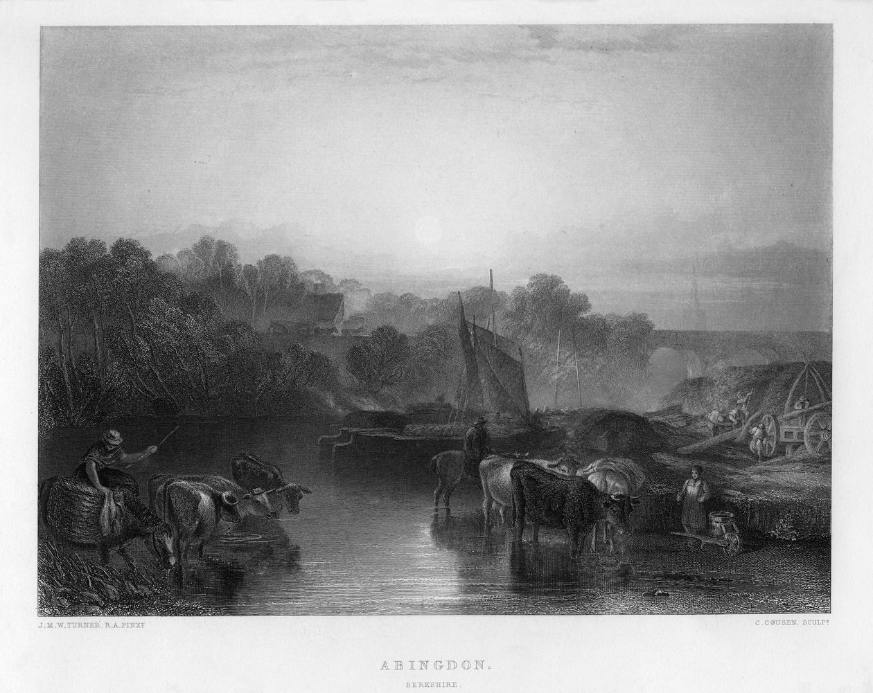 Abingdon, 1800-talet. av Charles Cousen