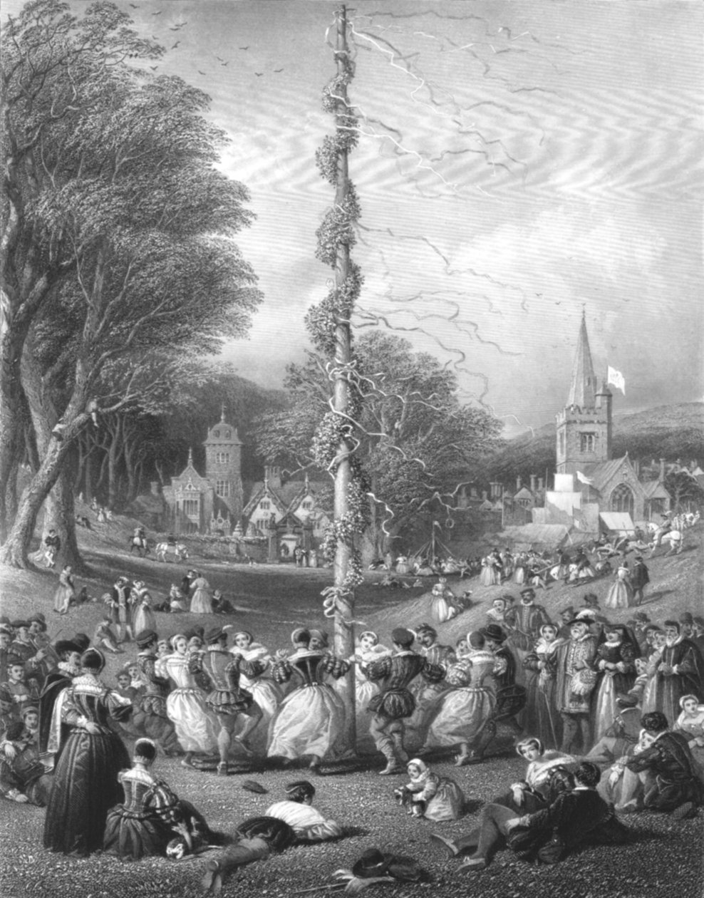 Majstolpen, 1866 av Charles Cousen