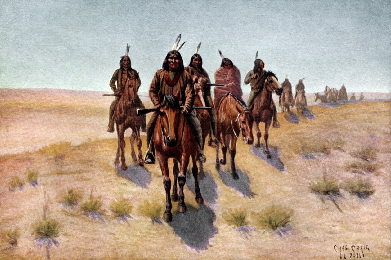 Indiana Apache-män av Charles Craig