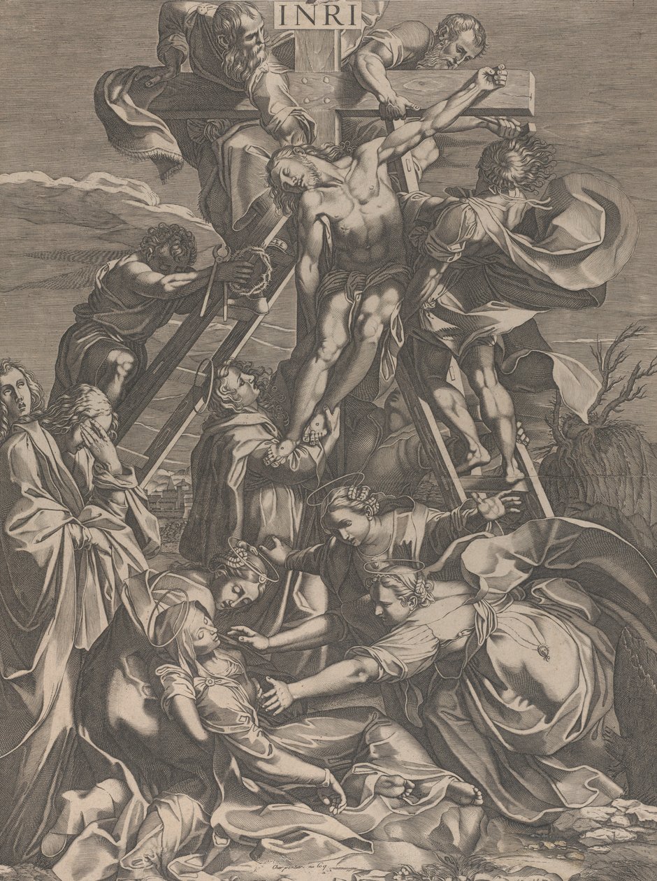 Nedstigningen från korset, 1615-31. av Charles David