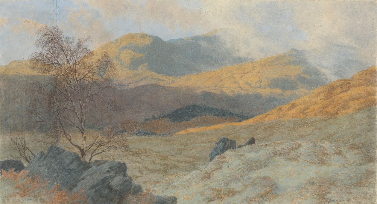 Rimfrost, dimmig morgon: Glen Lyon av Charles Davidson