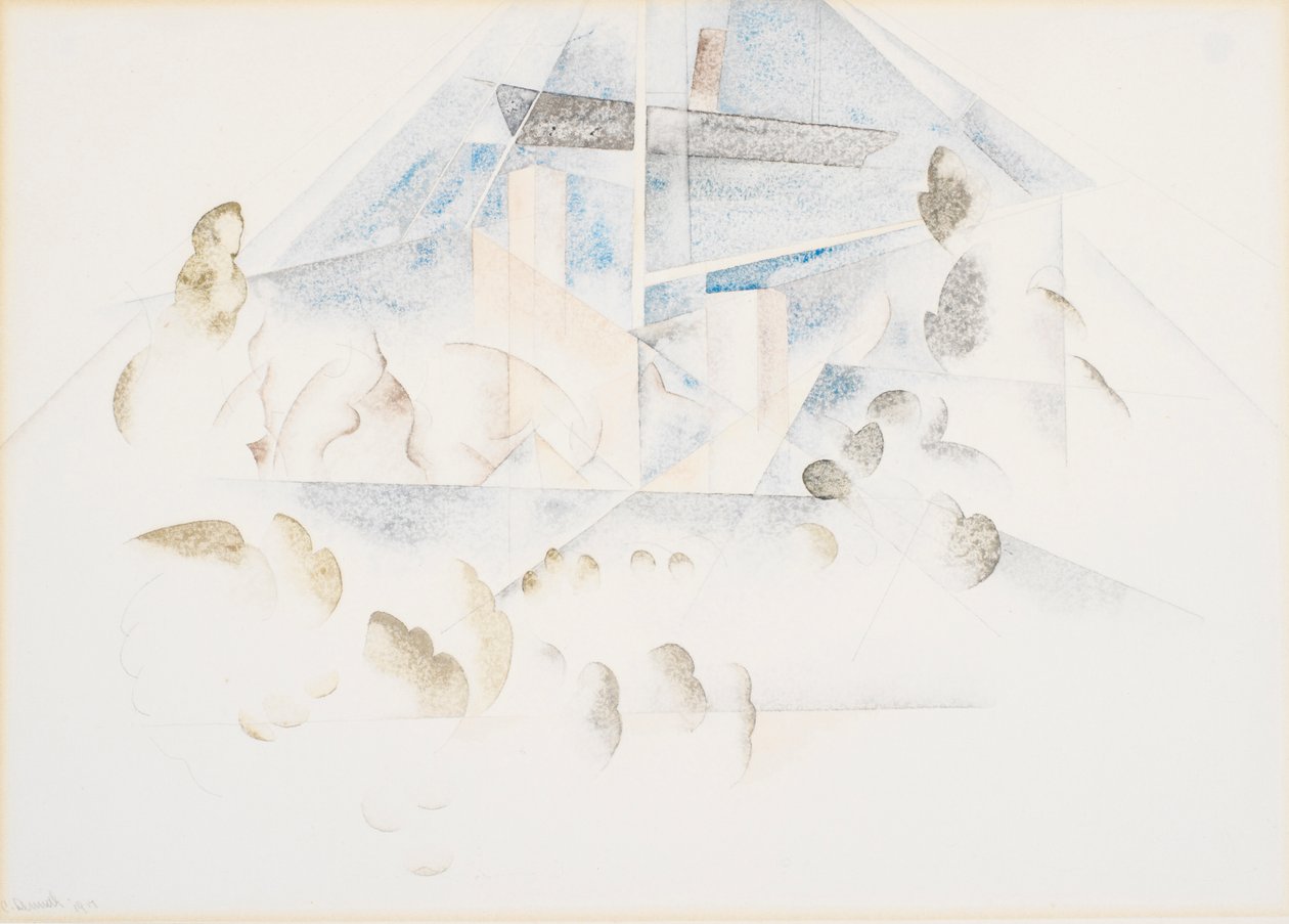 Bermuda, master och lövverk av Charles Demuth