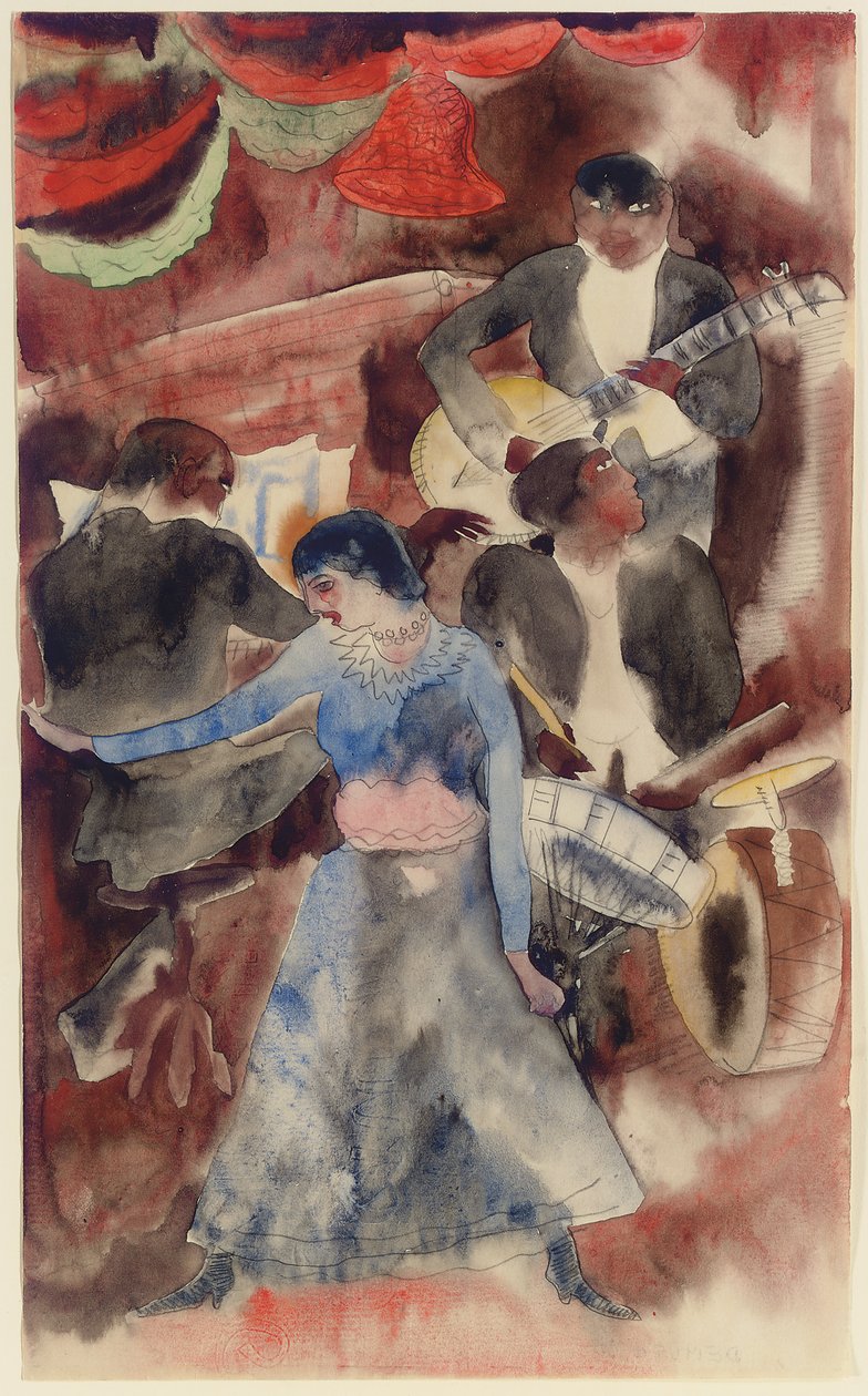 Svart flickdansare av Charles Demuth